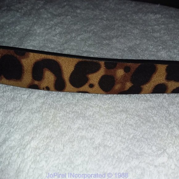 Leopard Print Belt - Picture 4 of 8
